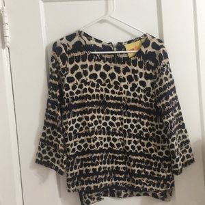 Anthropologie silk blouse
